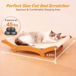 【GIFAIRY】Extra-Large Sisal Cat Scratcher Bed – Solid Wood Frame, 3-in-1 Lounger, Play & Scratch Pad for Indoor Cats, Kittens & Adults, Beige 【GIFAIRY】Extra-Large Sisal Cat Scratcher Bed – Solid Wood Frame, 3-in-1 Lounger, Play & Scratch Pad for Indoor Cats, Kittens & Adults, Beige