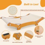 【GIFAIRY】Extra-Large Sisal Cat Scratcher Bed – Solid Wood Frame, 3-in-1 Lounger, Play & Scratch Pad for Indoor Cats, Kittens & Adults, Beige 【GIFAIRY】Extra-Large Sisal Cat Scratcher Bed – Solid Wood Frame, 3-in-1 Lounger, Play & Scratch Pad for Indoor Cats, Kittens & Adults, Beige