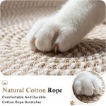 【YOUDENOVA】 Cat Bed Basket with Removable Cushion – Handwoven Stimulicat Design, Cozy Couch for Indoor Cats, Fits Medium to Large Breeds, All-Season Universal 【YOUDENOVA】 Cat Bed Basket with Removable Cushion – Handwoven Stimulicat Design, Cozy Couch for Indoor Cats, Fits Medium to Large Breeds, All-Season Universal