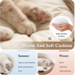 【YOUDENOVA】 Cat Bed Basket with Removable Cushion – Handwoven Stimulicat Design, Cozy Couch for Indoor Cats, Fits Medium to Large Breeds, All-Season Universal 【YOUDENOVA】 Cat Bed Basket with Removable Cushion – Handwoven Stimulicat Design, Cozy Couch for Indoor Cats, Fits Medium to Large Breeds, All-Season Universal