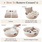【YOUDENOVA】 Cat Bed Basket with Removable Cushion – Handwoven Stimulicat Design, Cozy Couch for Indoor Cats, Fits Medium to Large Breeds, All-Season Universal 【YOUDENOVA】 Cat Bed Basket with Removable Cushion – Handwoven Stimulicat Design, Cozy Couch for Indoor Cats, Fits Medium to Large Breeds, All-Season Universal