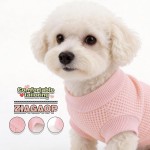 【ZIAGAOP】3-Pack Nylon Waffle Dog Shirts for Small Dogs – Lightweight Breathable Sweatshirt, Soft & Warm, Indoor/Outdoor Use, Also Fit Cats, Red/Pink/Turmeric, Size S 【ZIAGAOP】3-Pack Nylon Waffle Dog Shirts for Small Dogs – Lightweight Breathable Sweatshirt, Soft & Warm, Indoor/Outdoor Use, Also Fit Cats, Red/Pink/Turmeric, Size S