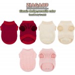 【ZIAGAOP】3-Pack Nylon Waffle Dog Shirts for Small Dogs – Lightweight Breathable Sweatshirt, Soft & Warm, Indoor/Outdoor Use, Also Fit Cats, Red/Pink/Turmeric, Size S 【ZIAGAOP】3-Pack Nylon Waffle Dog Shirts for Small Dogs – Lightweight Breathable Sweatshirt, Soft & Warm, Indoor/Outdoor Use, Also Fit Cats, Red/Pink/Turmeric, Size S