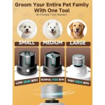 【Ckin pet】Electric Dog Nail Grinder – Quiet 3-Speed Trimmer with 2 LED Lights, Rechargeable 2000mAh, Safe for Small Medium Large Dogs & Cats, White 【Ckin pet】Electric Dog Nail Grinder – Quiet 3-Speed Trimmer with 2 LED Lights, Rechargeable 2000mAh, Safe for Small Medium Large Dogs & Cats, White