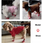 【HOSTPATH】Waterproof Anti-Slip Dog Shoes – Wear-Resistant Outdoor Booties with Rubber Soles, Perfect for Hiking & Running, Size S (Red) 【HOSTPATH】Waterproof Anti-Slip Dog Shoes – Wear-Resistant Outdoor Booties with Rubber Soles, Perfect for Hiking & Running, Size S (Red)