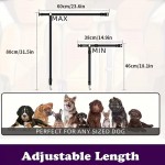 【Foot Waltz】Adjustable Pet Seat Belt for Dogs & Cats – Safety Car Harness with Headrest Restraint, Secure Travel Supplies, Black