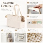 【ZBBORQ】Soft-Sided Collapsible Pet Carrier with Removable Cushion & Shoulder Strap – for Small Dogs, Cats & Rabbits (Beige, 16.1" x 7.5" x 12.2") 【ZBBORQ】Soft-Sided Collapsible Pet Carrier with Removable Cushion & Shoulder Strap – for Small Dogs, Cats & Rabbits (Beige, 16.1" x 7.5" x 12.2")