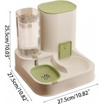 【Zkbszn】2-in-1 Automatic Pet Feeder & Water Dispenser Set – Cat Bowl with Food Storage, Convenient Feeding & Watering Station 【Zkbszn】2-in-1 Automatic Pet Feeder & Water Dispenser Set – Cat Bowl with Food Storage, Convenient Feeding & Watering Station