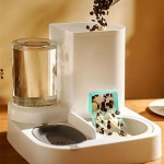 【Zkbszn】2-in-1 Automatic Pet Feeder & Water Dispenser Set – Cat Bowl with Food Storage, Convenient Feeding & Watering Station 【Zkbszn】2-in-1 Automatic Pet Feeder & Water Dispenser Set – Cat Bowl with Food Storage, Convenient Feeding & Watering Station
